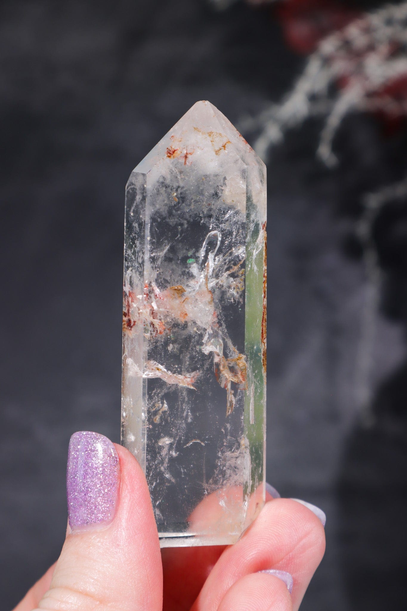 Clear Quartz Manifestation Crystal Tower With Inclusions Towers Tali & Loz Crystals