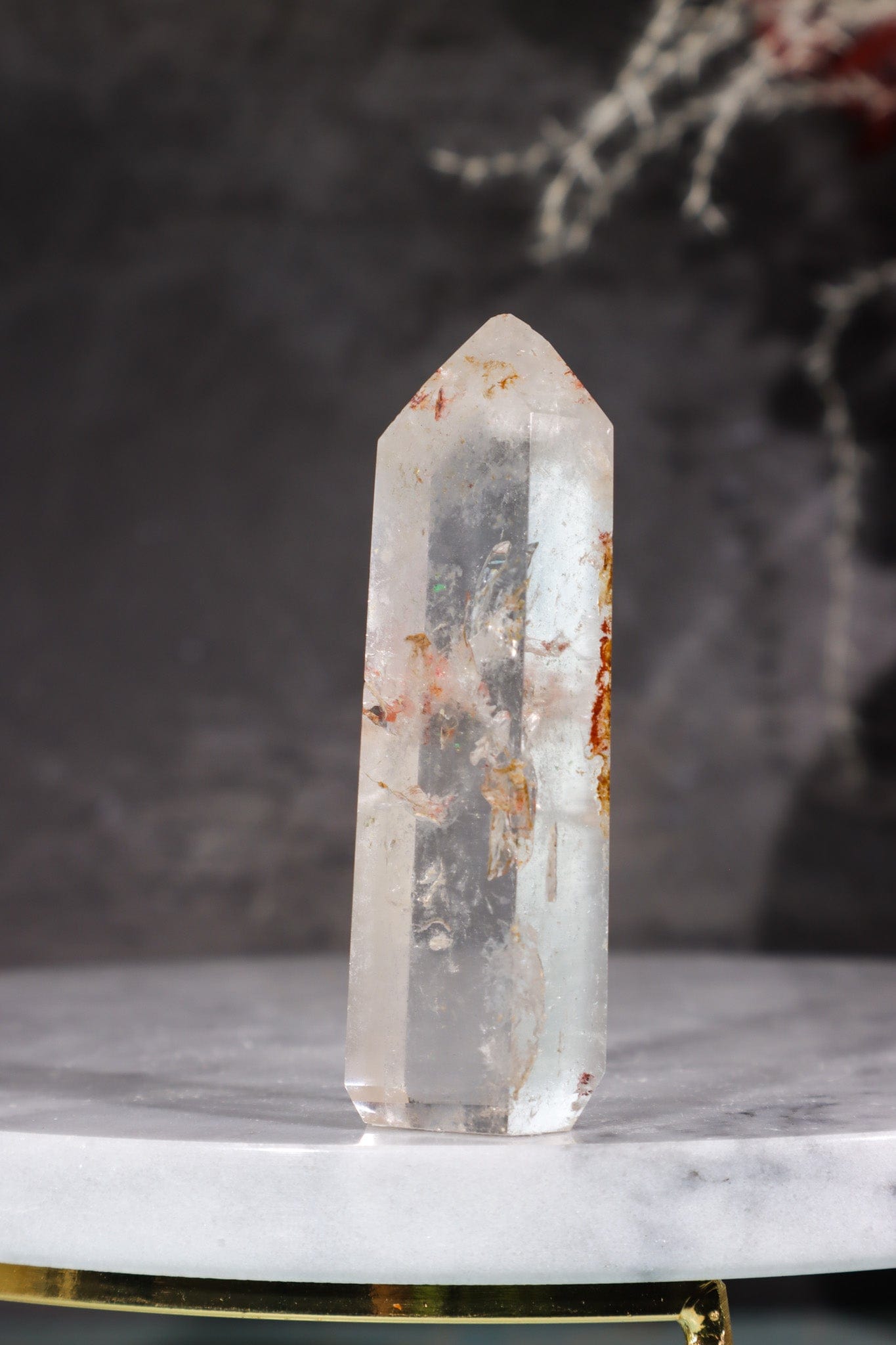 Clear Quartz Manifestation Crystal Tower With Inclusions Towers Tali & Loz Crystals