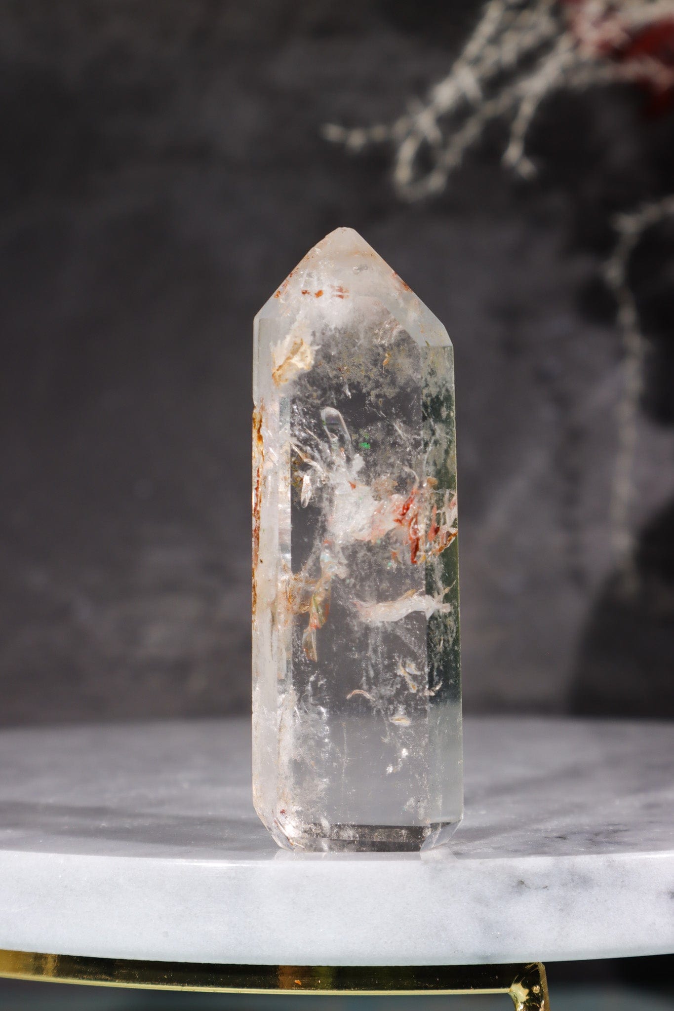 Clear Quartz Manifestation Crystal Tower With Inclusions Towers Tali & Loz Crystals