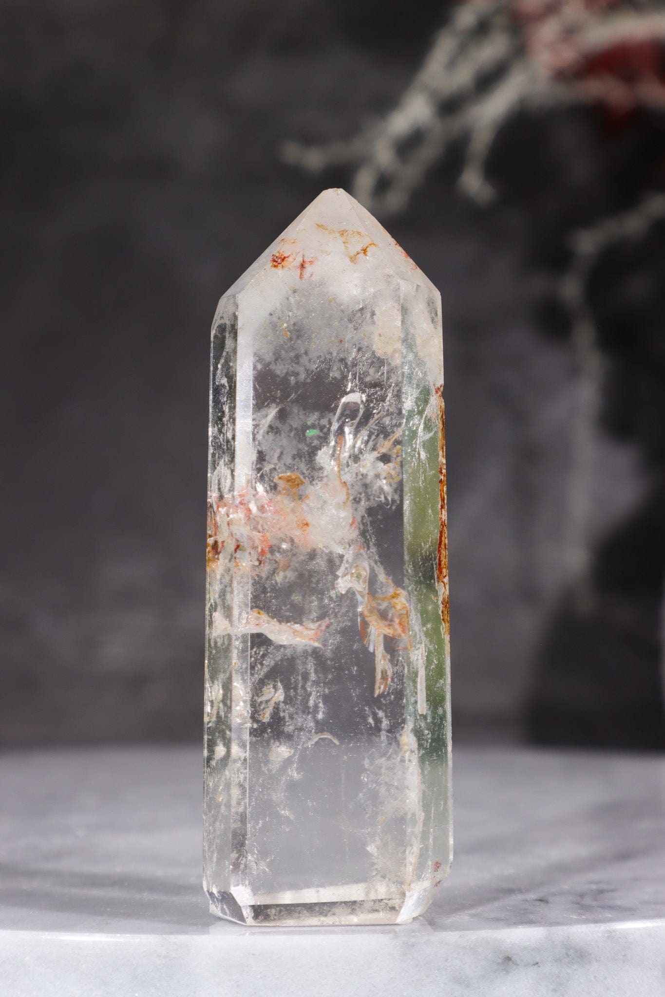 Clear Quartz Manifestation Crystal Tower With Inclusions Towers Tali & Loz Crystals