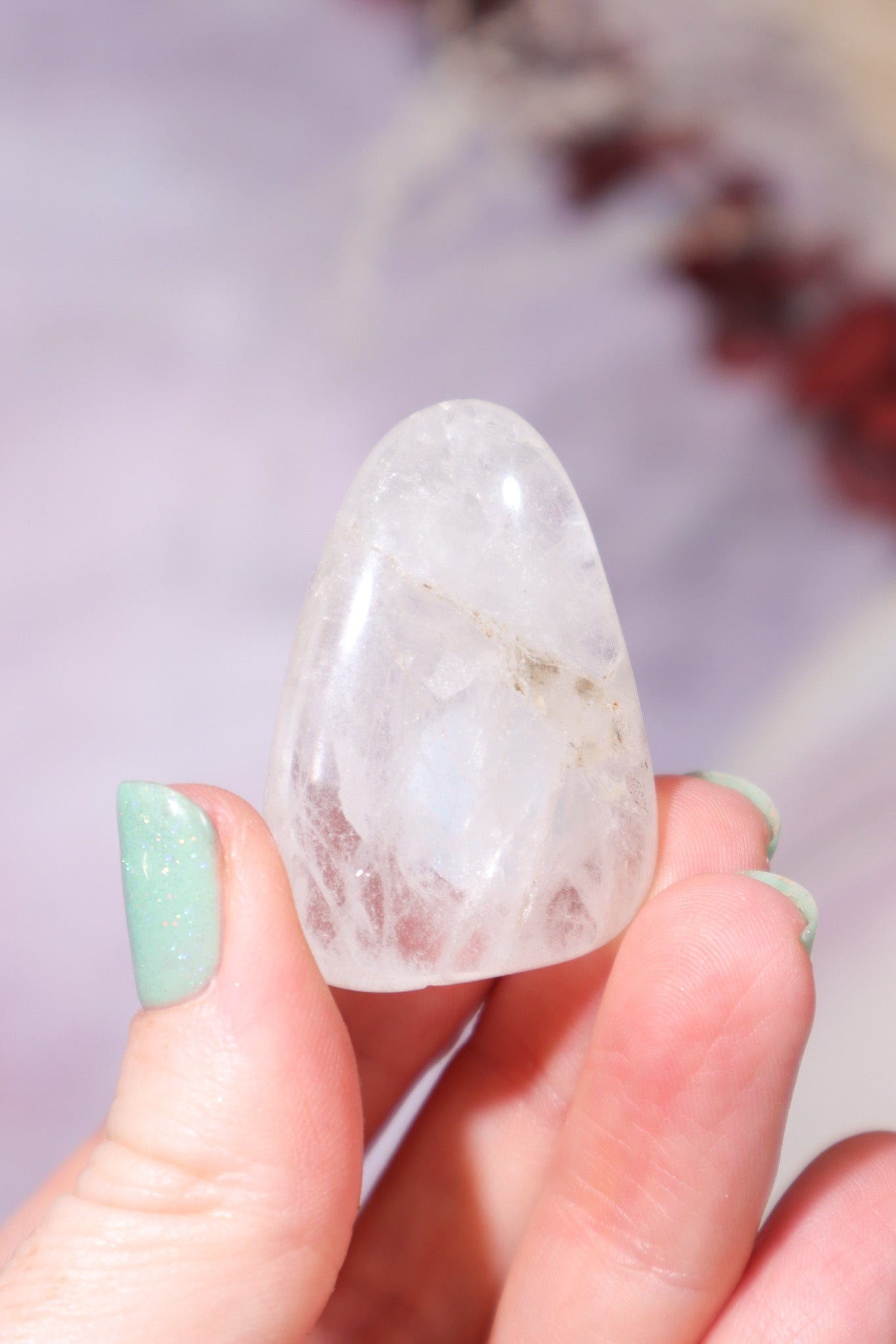 Clear Quartz Palmstones 4cm Palm Stones Tali & Loz Crystals
