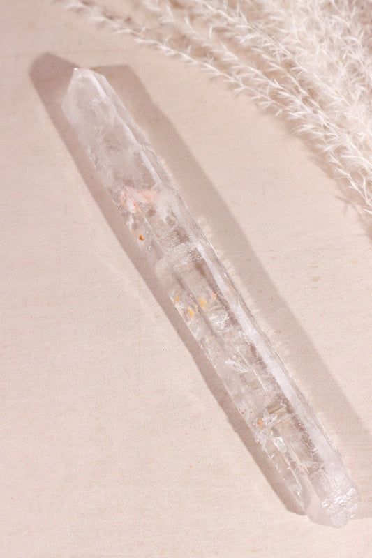 Clear Quartz Rough Wand 18cm Sphere Tali & Loz Crystals