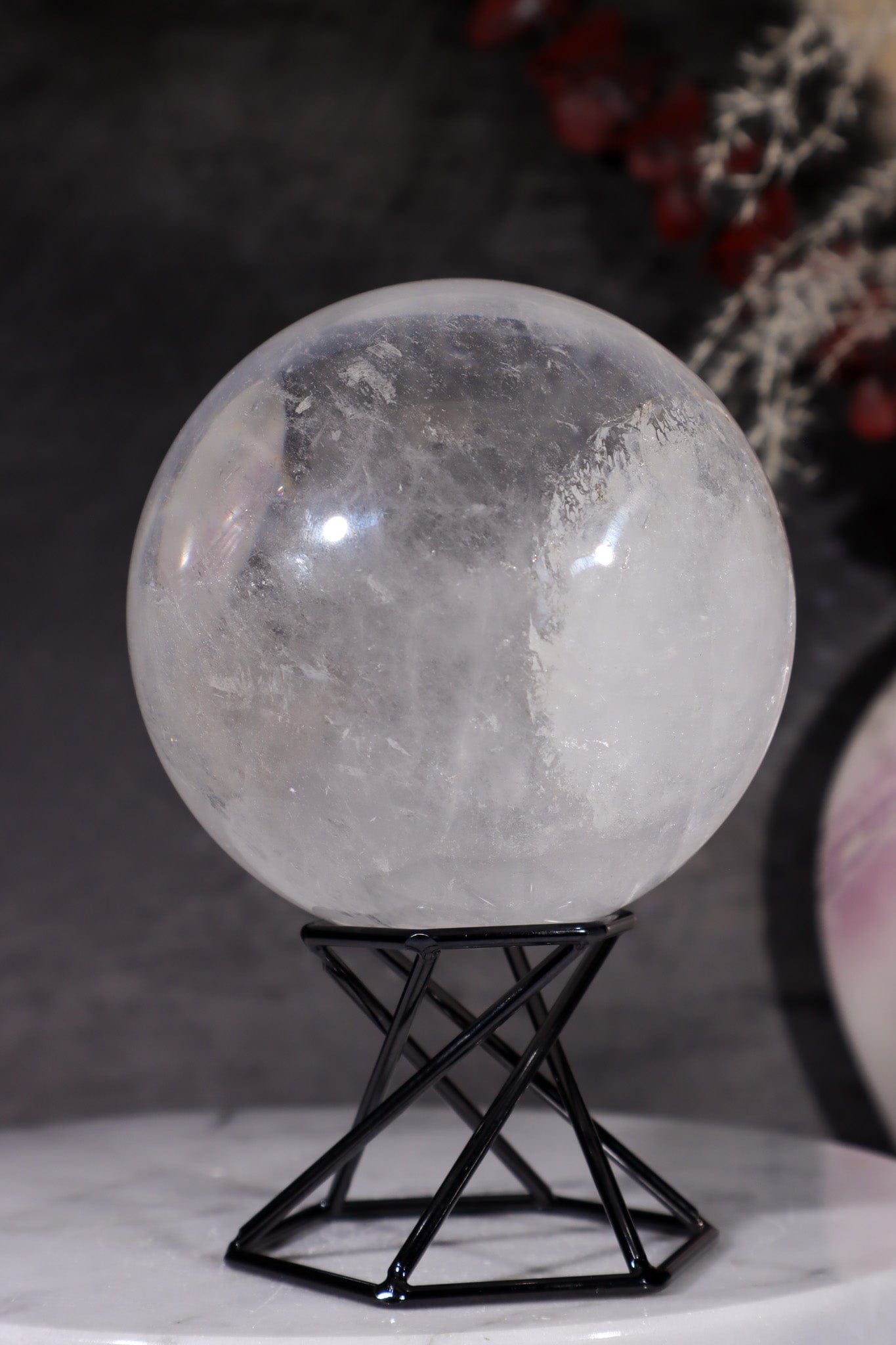 Clear Quartz Sphere 0.7KG Spheres Tali & Loz Crystals