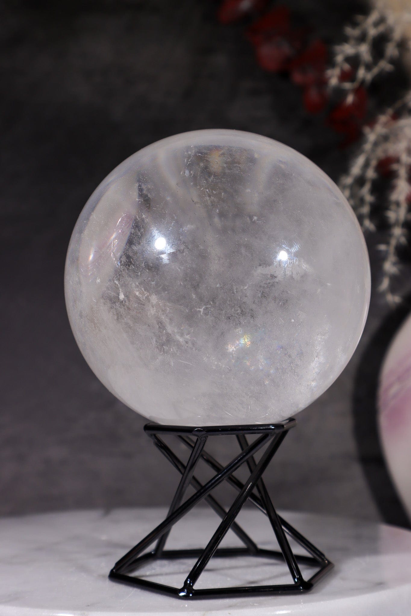Clear Quartz Sphere 0.7KG Spheres Tali & Loz Crystals