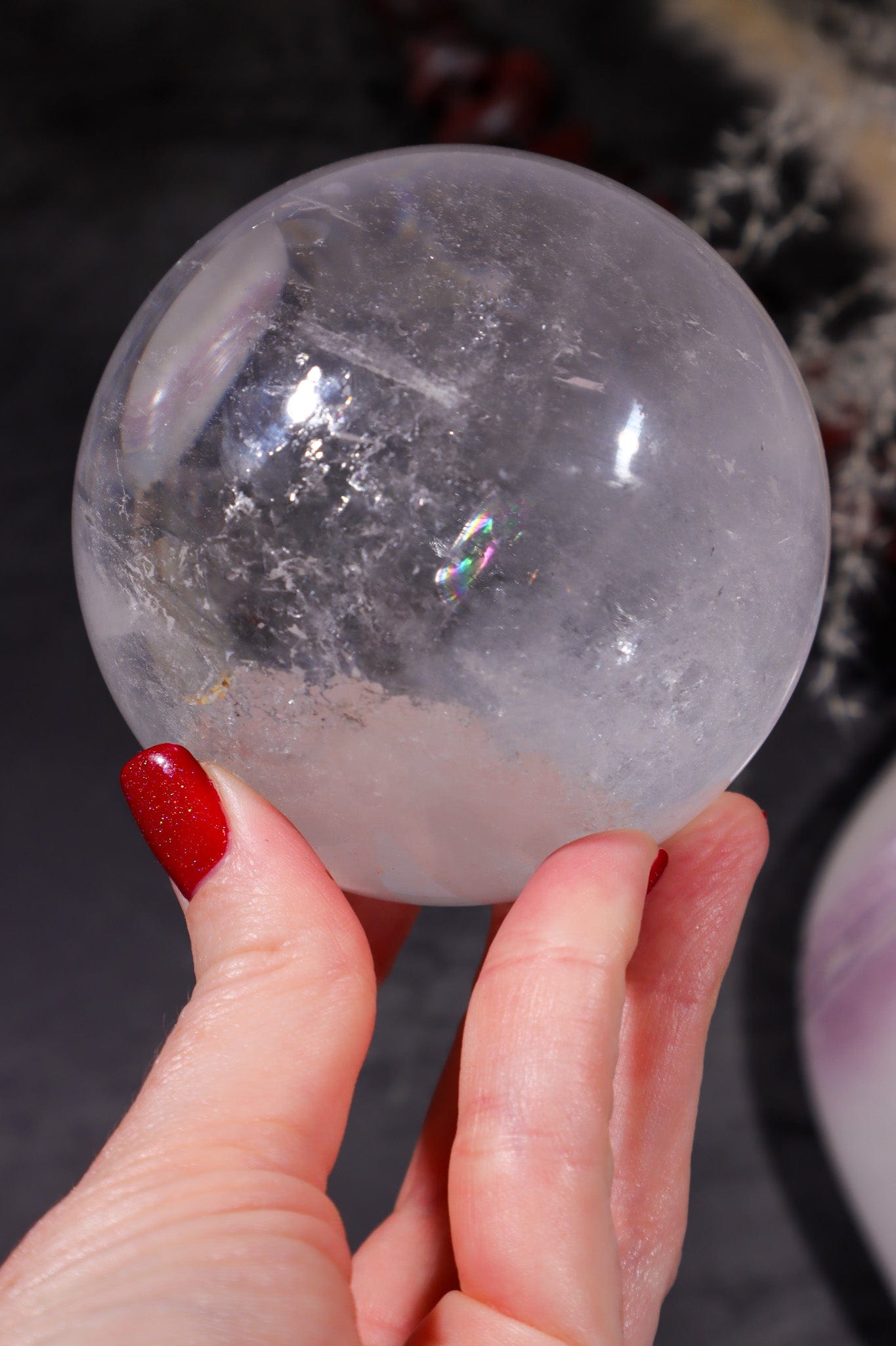 Clear Quartz Sphere 0.7KG Spheres Tali & Loz Crystals
