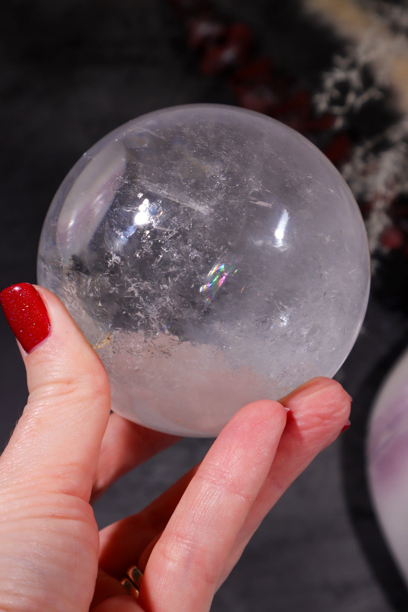 Clear Quartz Sphere 0.7KG Spheres Tali & Loz Crystals