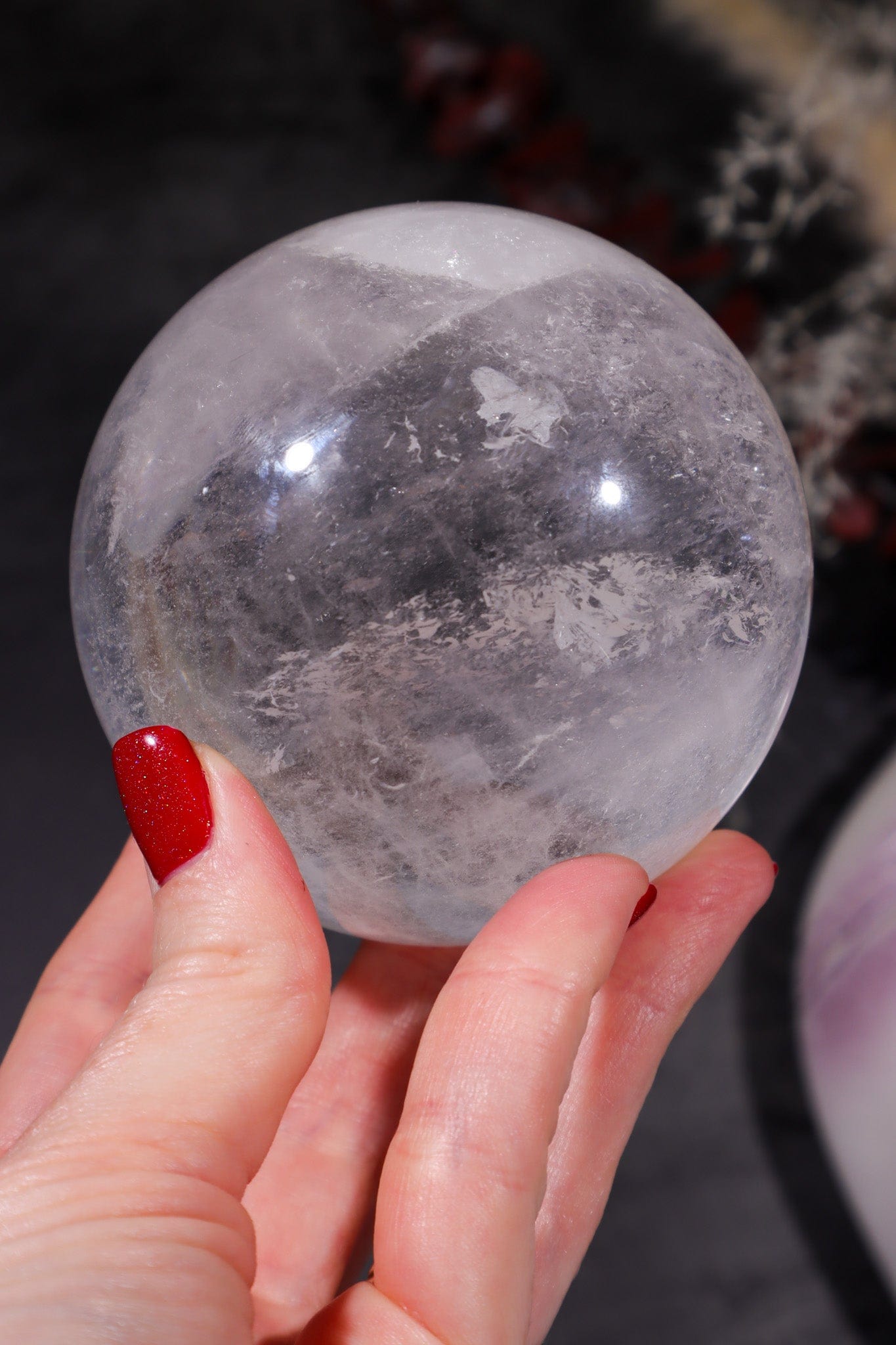 Clear Quartz Sphere 0.7KG Spheres Tali & Loz Crystals