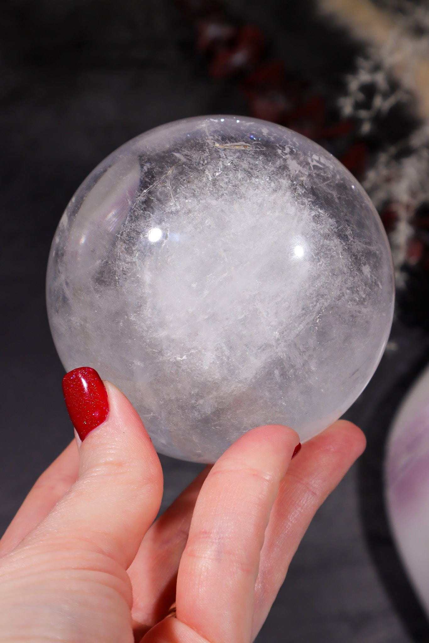 Clear Quartz Sphere 0.7KG Spheres Tali & Loz Crystals