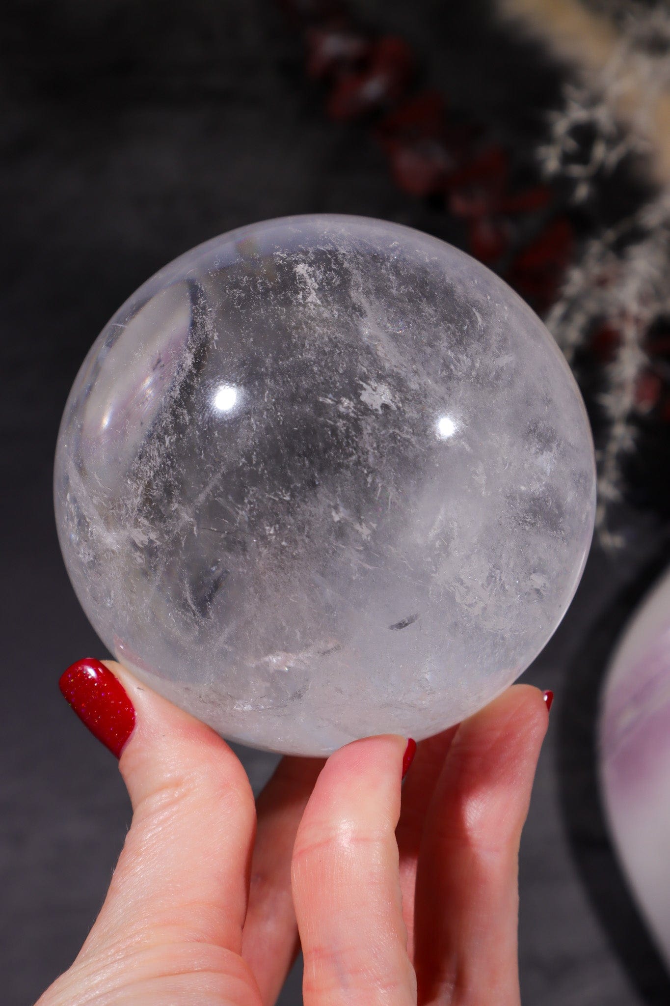Clear Quartz Sphere 0.7KG Spheres Tali & Loz Crystals