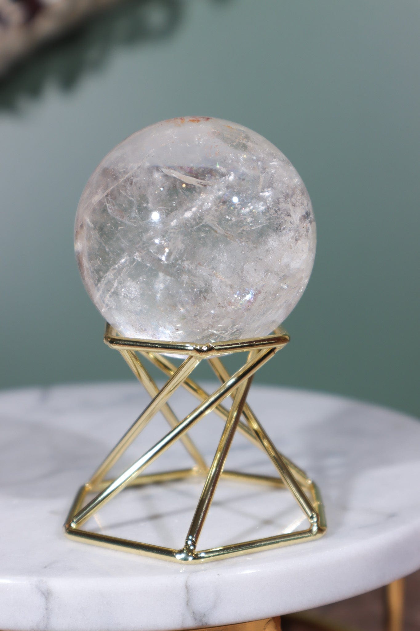 Clear Quartz Sphere 50mm Sphere Tali & Loz Crystals