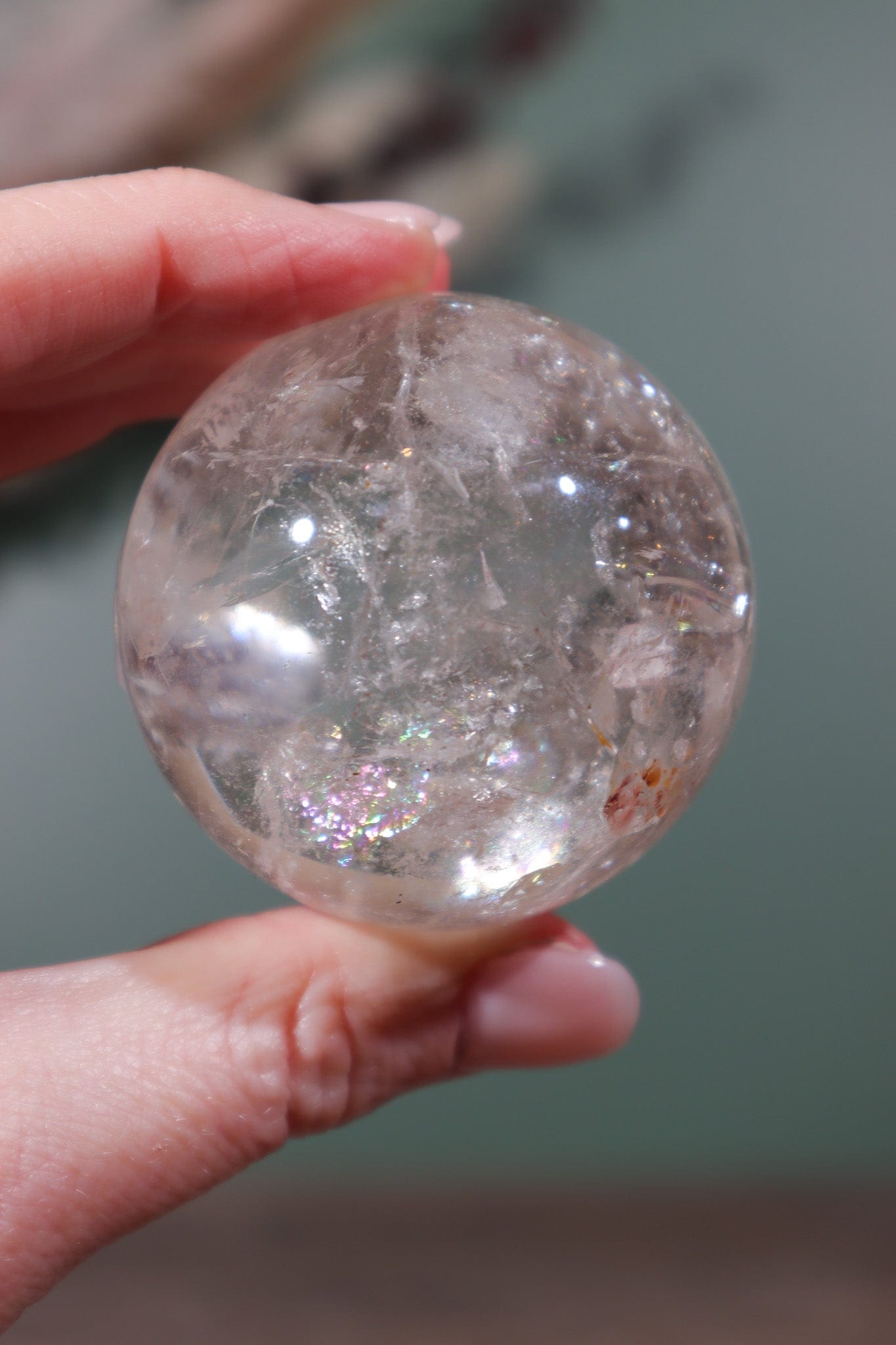 Clear Quartz Sphere 50mm Sphere Tali & Loz Crystals