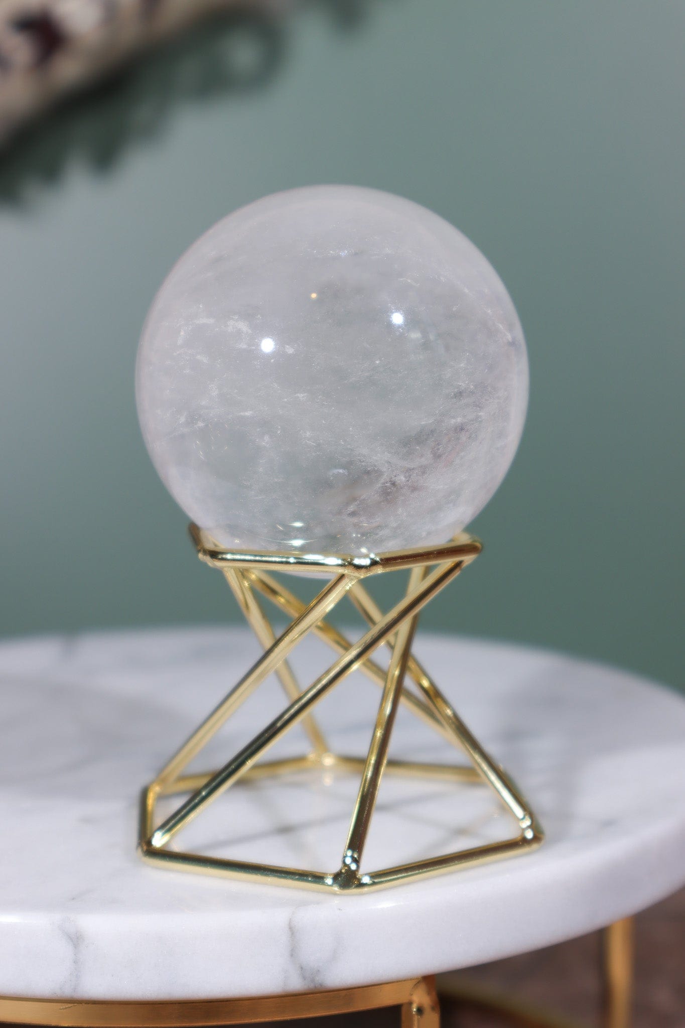 Clear Quartz Sphere 52mm - Tali & Loz Crystals