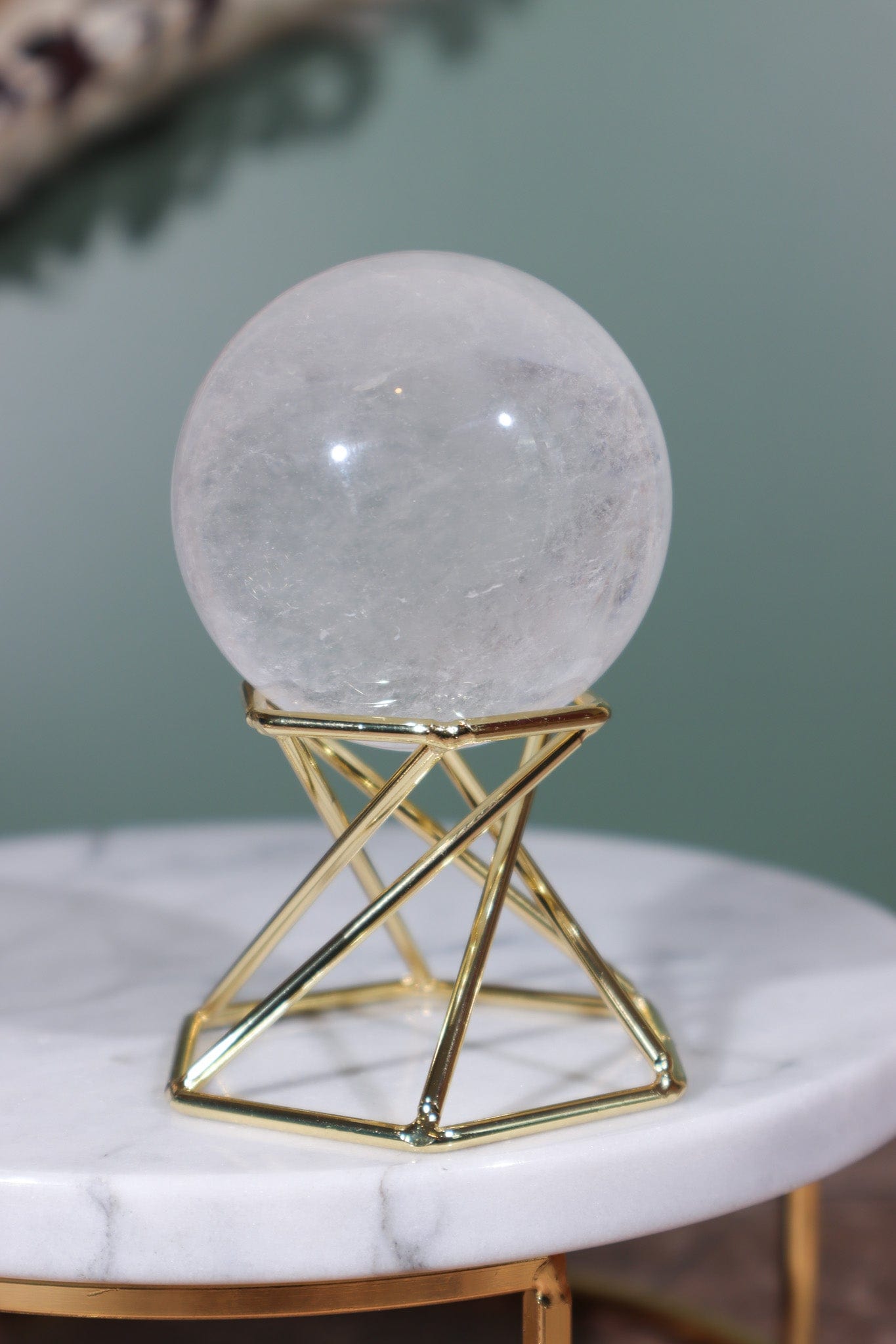 Clear Quartz Sphere 52mm - Tali & Loz Crystals