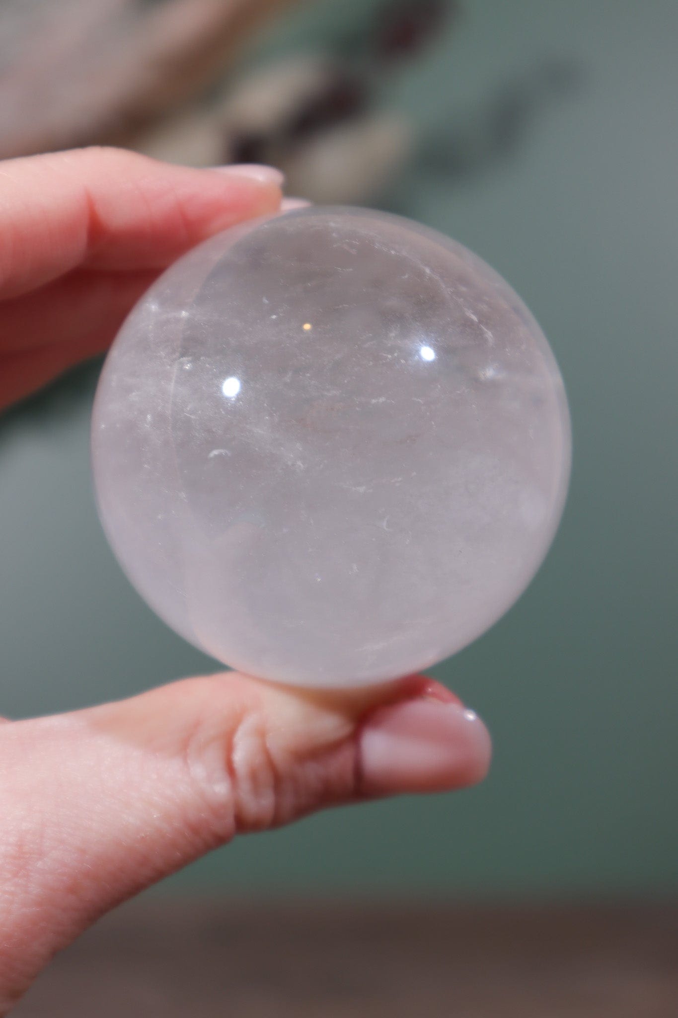 Clear Quartz Sphere 52mm Sphere Tali & Loz Crystals