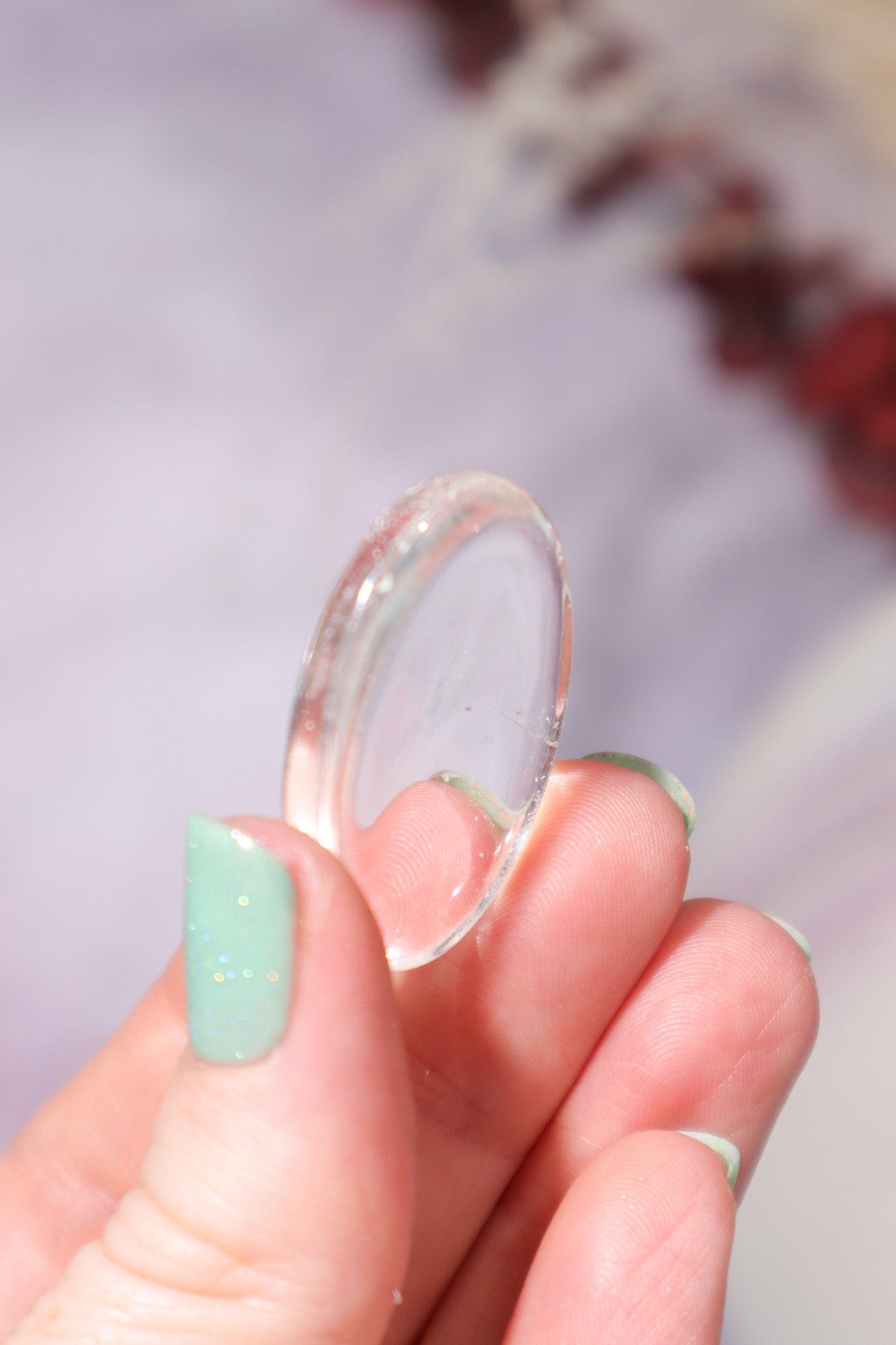 Clear Quartz Thumb Stones 3cm Worry Stones Tali & Loz Crystals