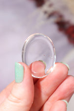 Clear Quartz Thumb Stones 3cm Worry Stones Tali & Loz Crystals