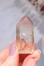 Clear Quartz Tower With Lithium Towers Tali & Loz Crystals