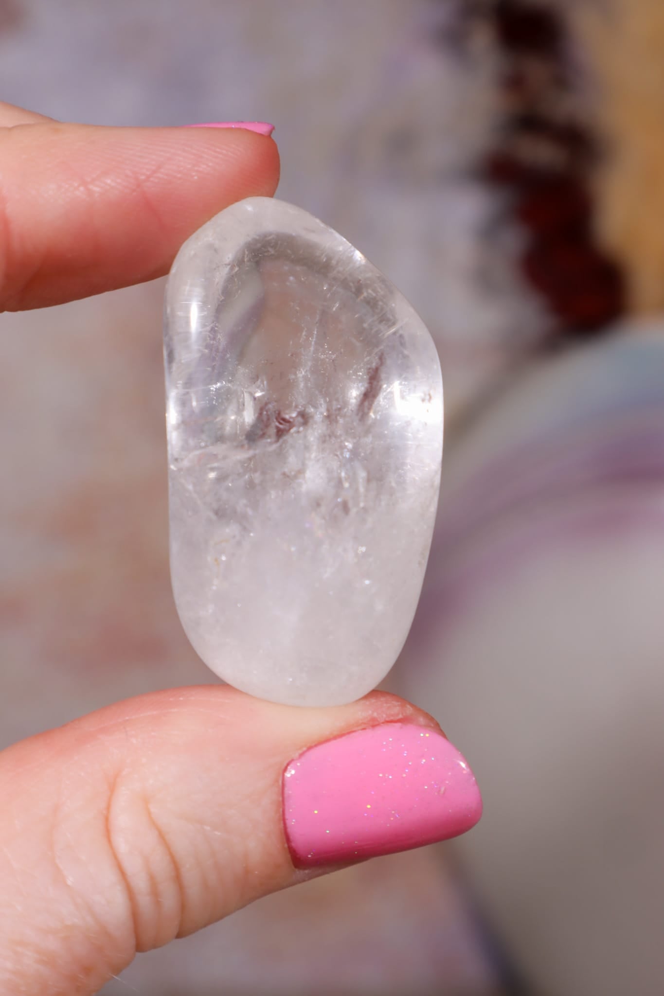 Clear Quartz Tumblestones | 35-40mm | Brazil Tumblestones Tali & Loz Crystals
