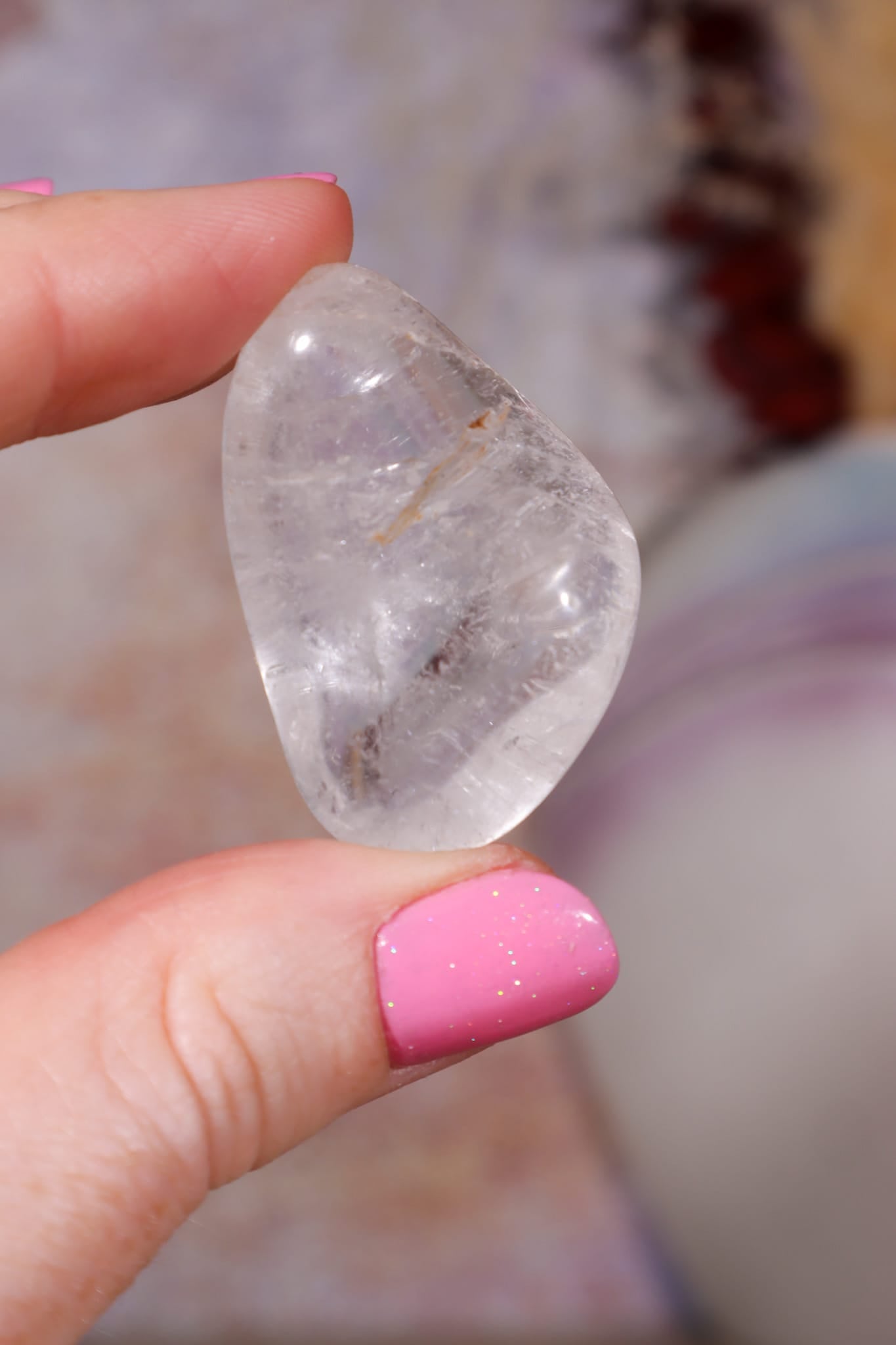 Clear Quartz Tumblestones | 35-40mm | Brazil Tumblestones Tali & Loz Crystals