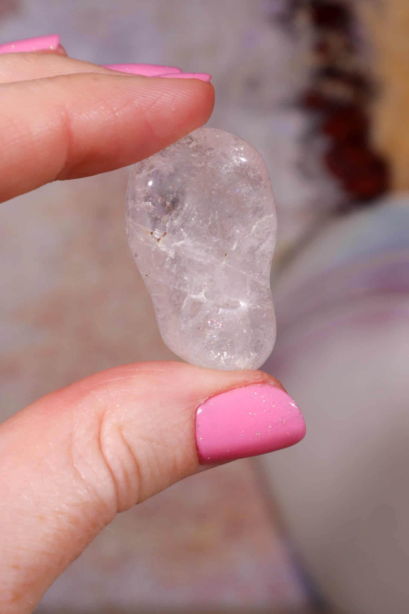 Clear Quartz Tumblestones | 35-40mm | Brazil Tumblestones Tali & Loz Crystals