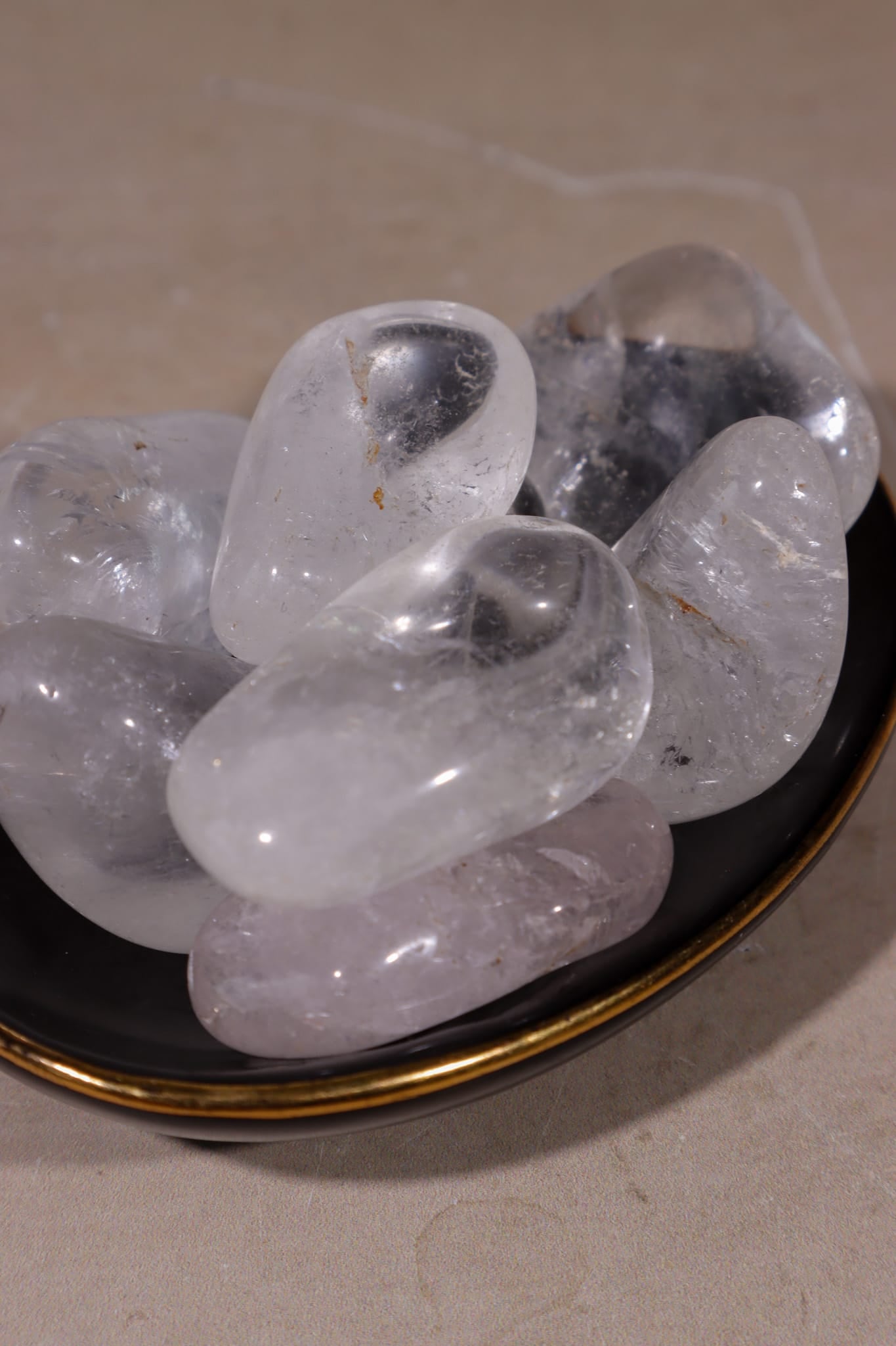 Clear Quartz Tumblestones | 35-40mm | Brazil Tumblestones Tali & Loz Crystals
