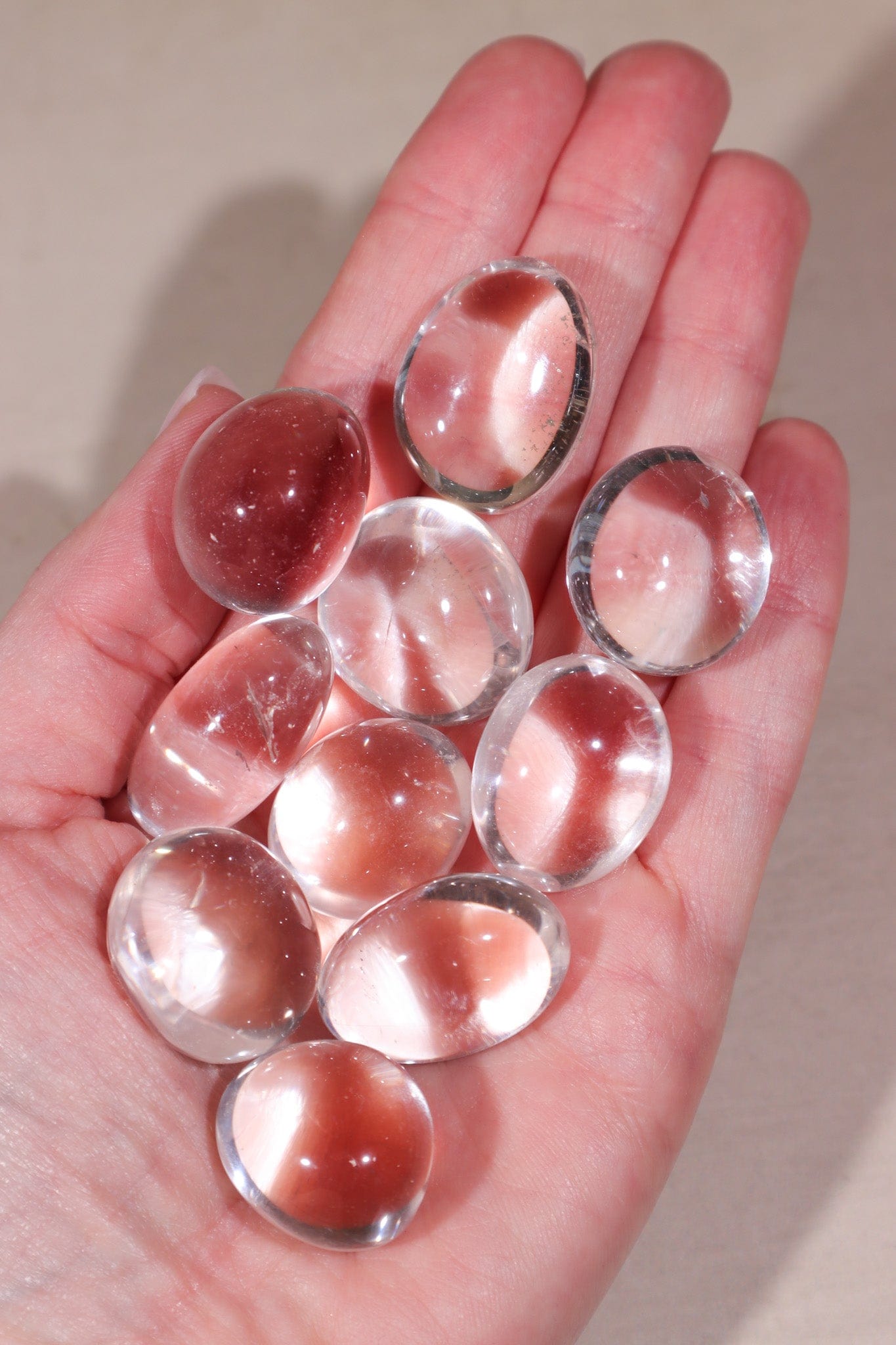 Clear Quartz Tumblestones AAA-Grade 20-30 mm Tumblestones Tali & Loz Crystals