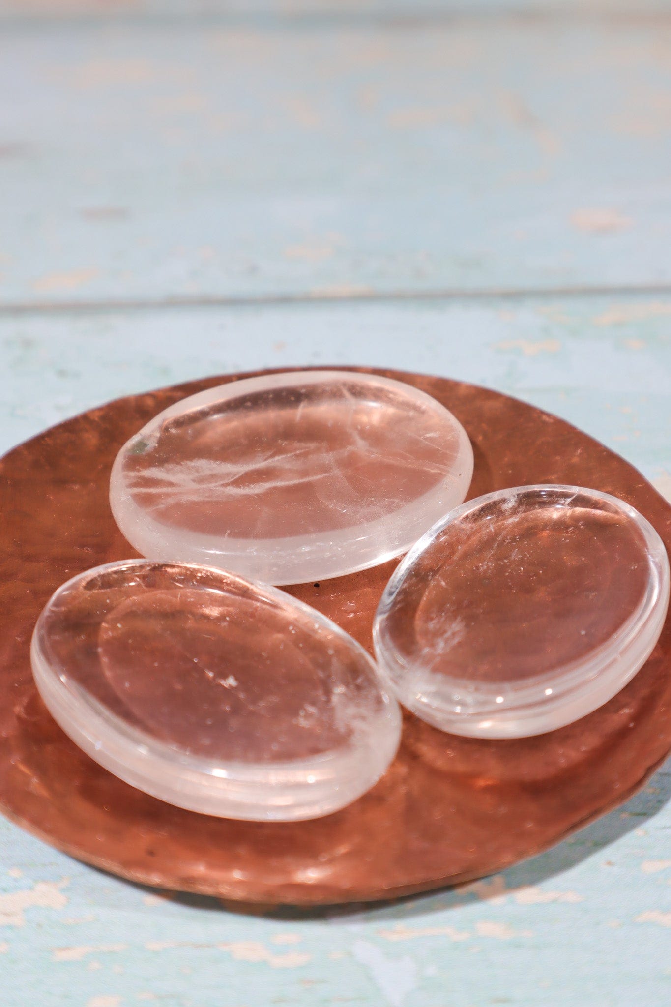 Clear Quartz Worry Stones Worry Stones Tali & Loz Crystals