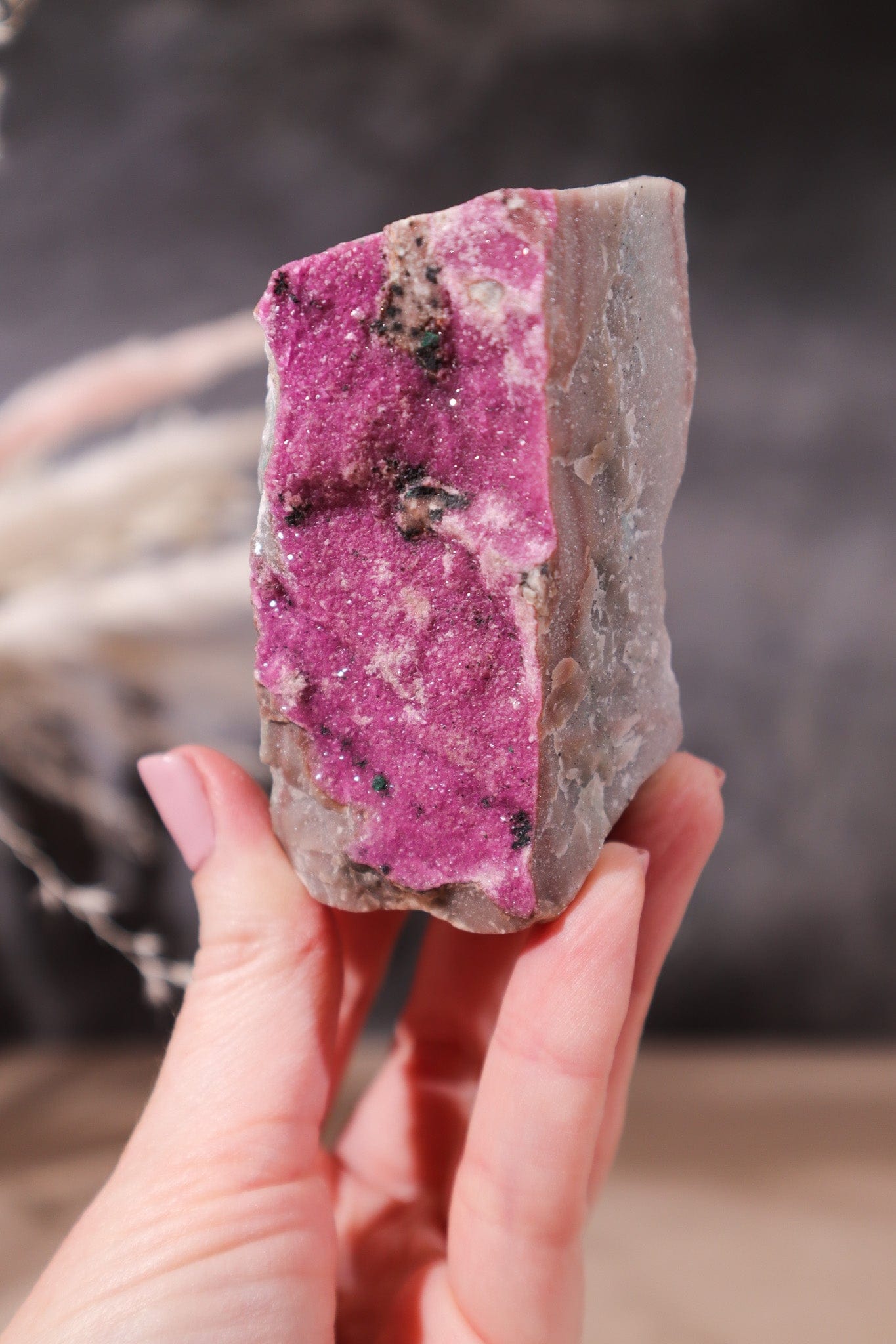 Cobalto Calcite Rough 298g - Tali & Loz Crystals