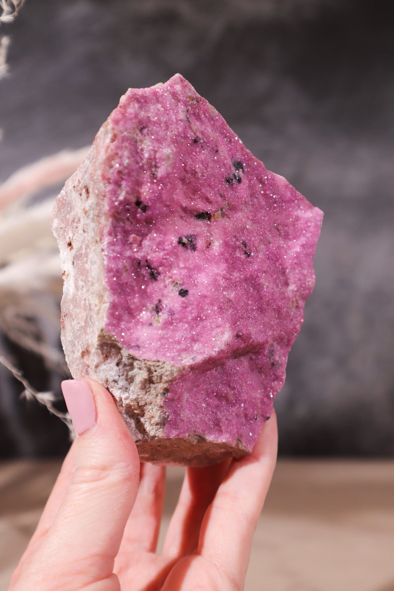 Cobalto Calcite Rough 556g - Tali & Loz Crystals