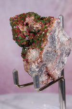 Cobaltoan Calcite with Malachite | DRC Minerals Tali & Loz Crystals