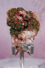 Cobaltoan Calcite with Malachite | DRC Minerals Tali & Loz Crystals