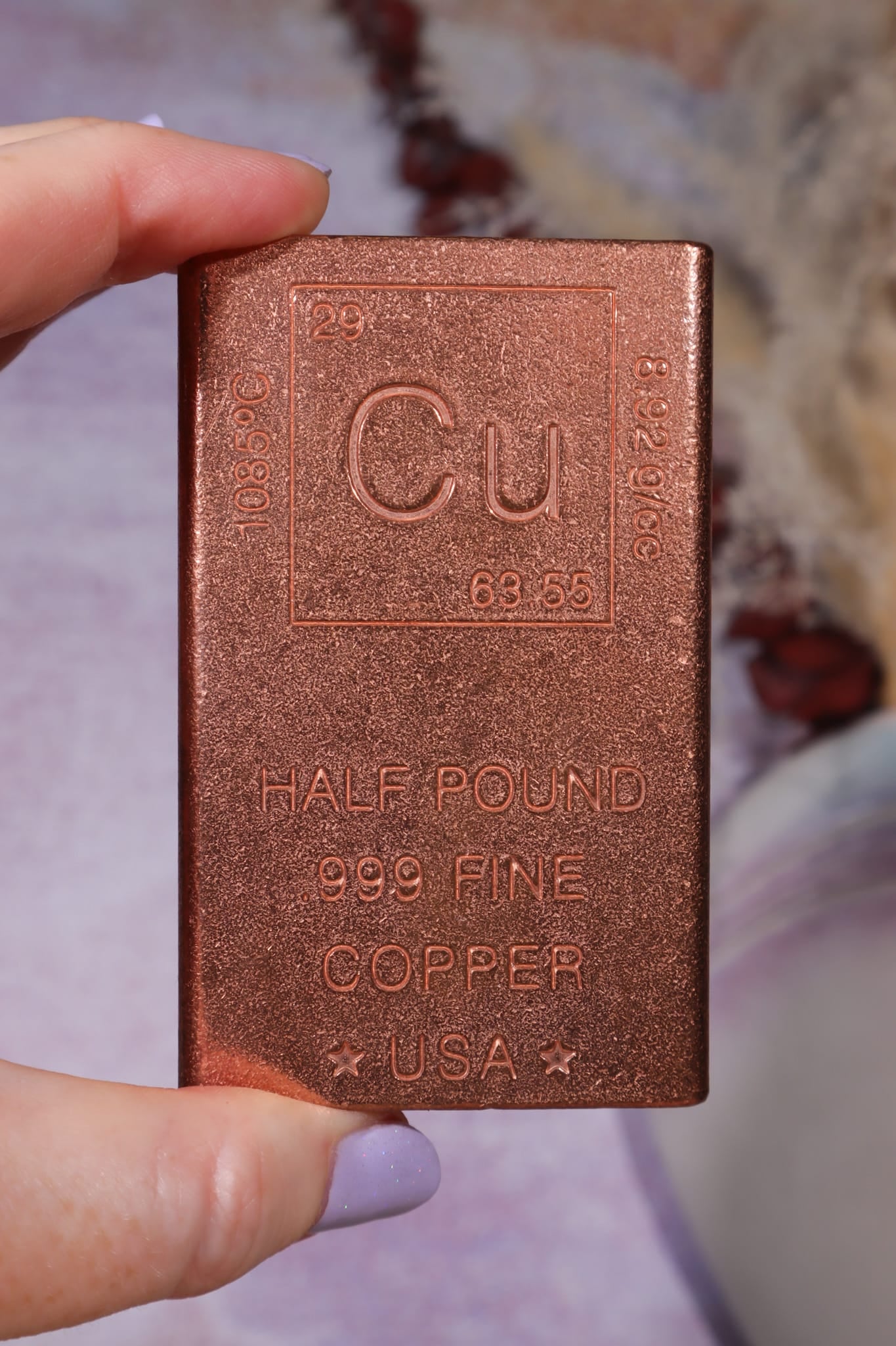 Copper Ingot | 227g | Michigan, USA Mineral Specimen Tali & Loz Crystals