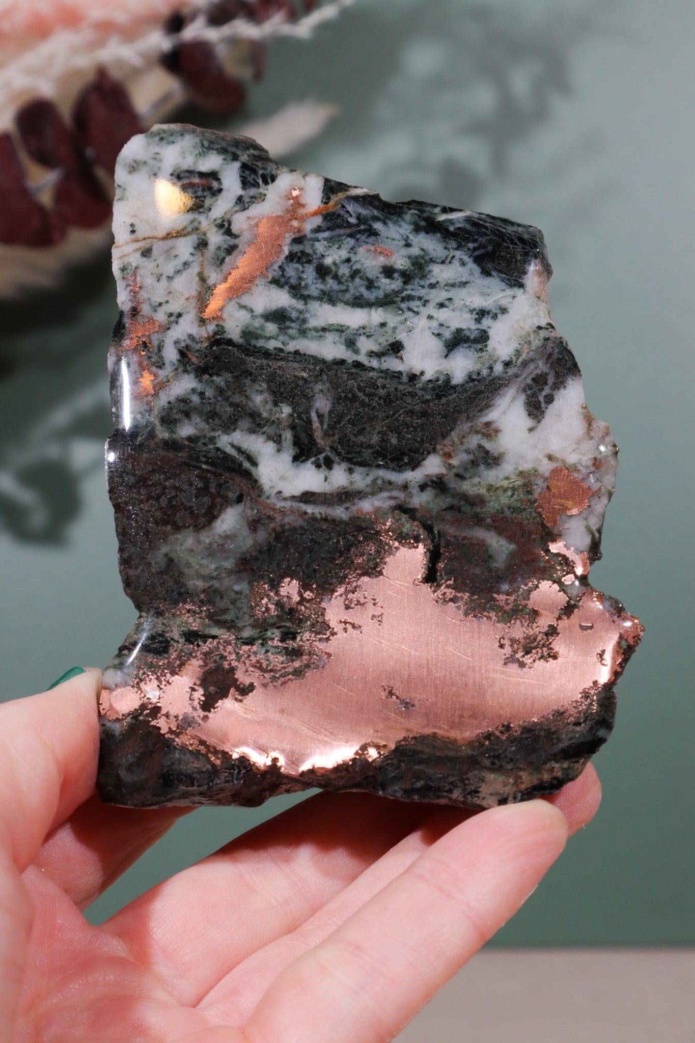 Copper Rough Slab 255g Slabs Tali & Loz Crystals