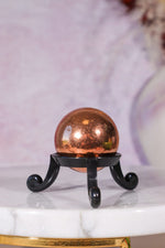 Copper Spheres 27mm, Intuitively Chosen Spheres Tali & Loz Crystals