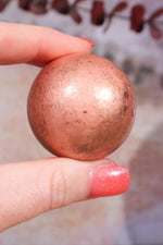 Copper Spheres, Intuitively Chosen Spheres Tali & Loz Crystals