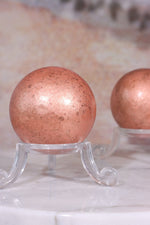 Copper Spheres, Intuitively Chosen Spheres Tali & Loz Crystals