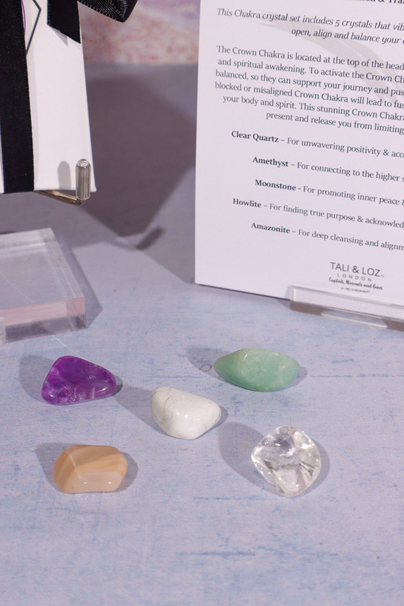 Crown Chakra Crystal Kit Crystal Sets Tali & Loz Crystals