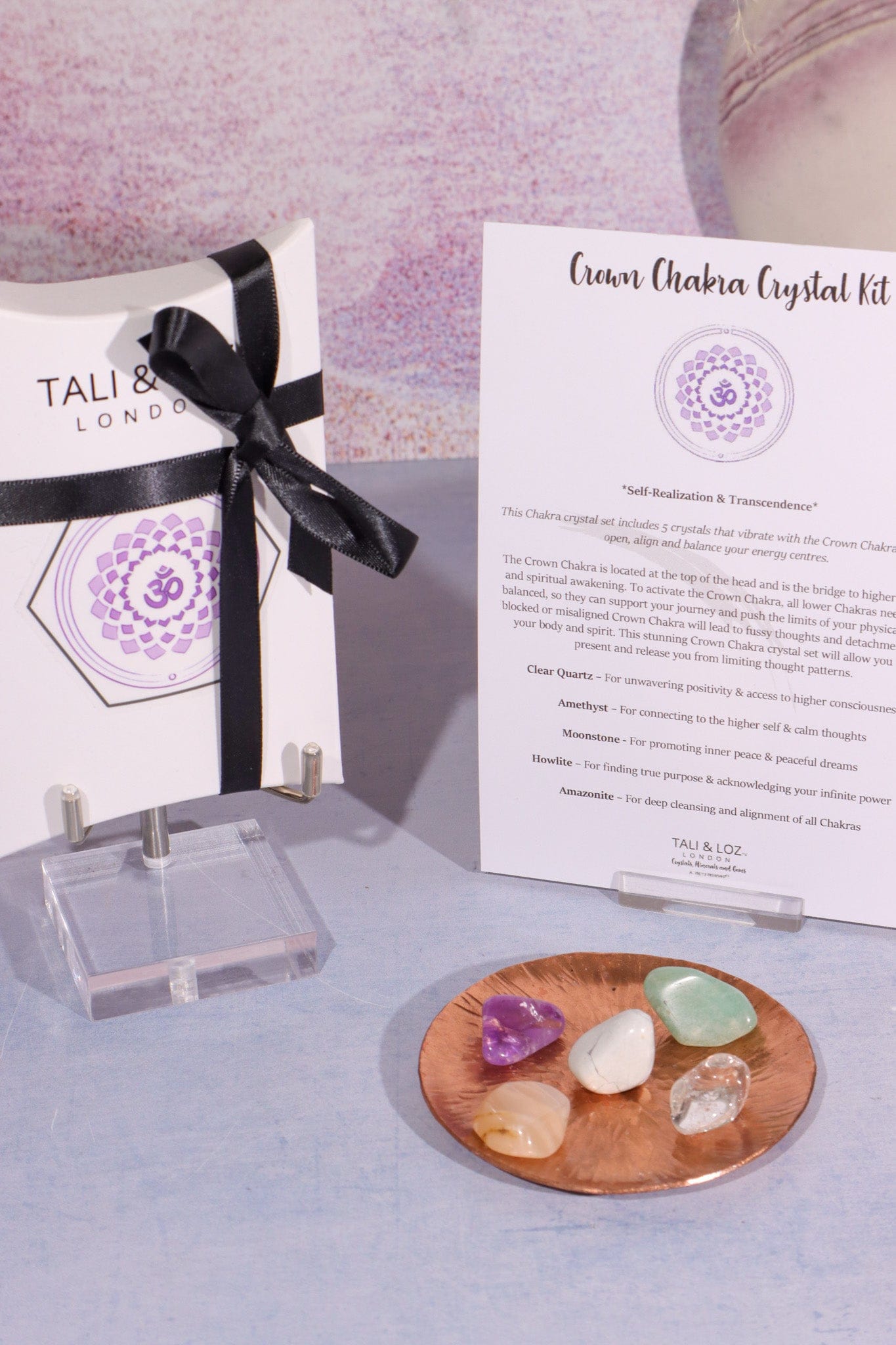Crown Chakra Crystal Kit Crystal Sets Tali & Loz Crystals