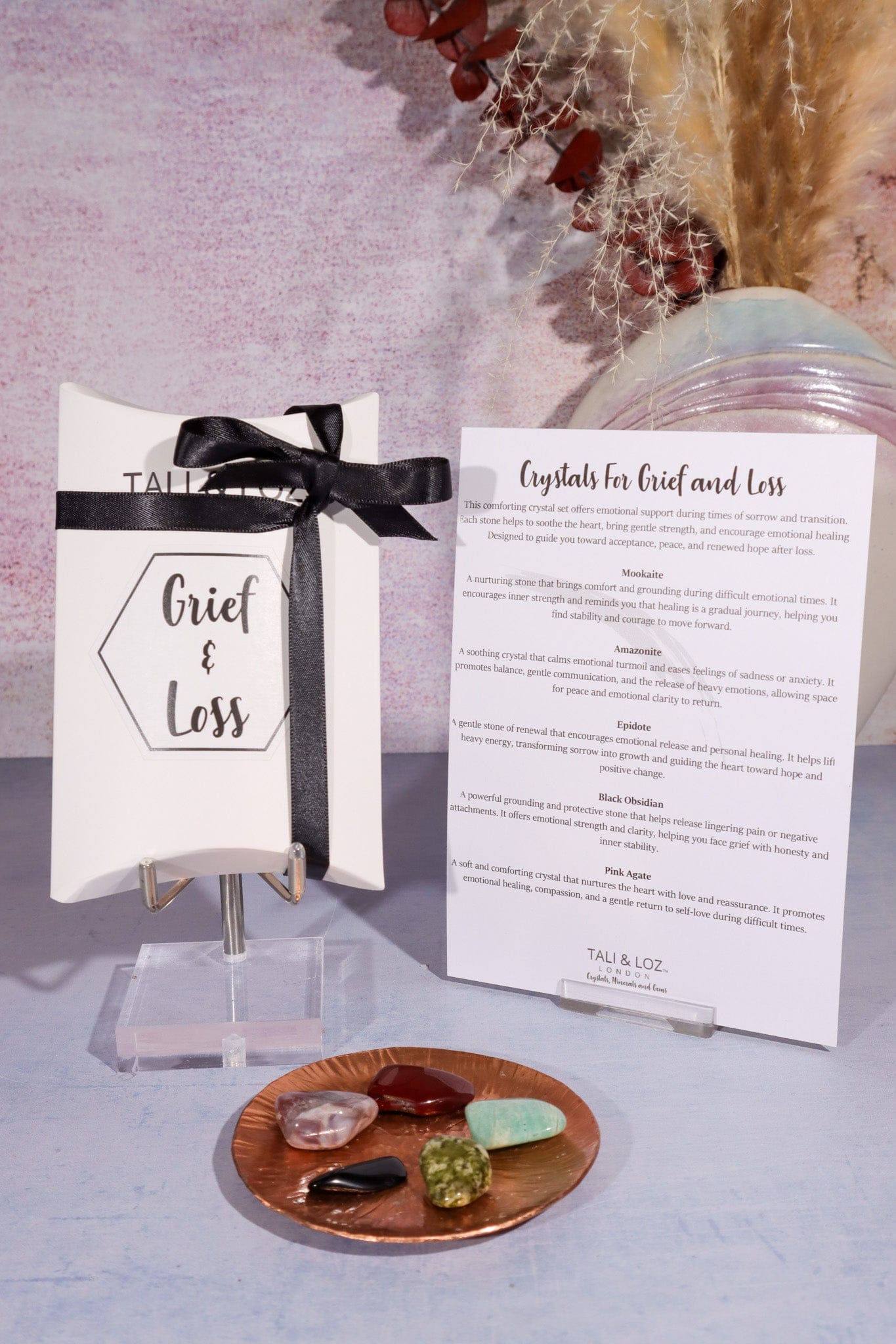 Crystal Set for Grief & Loss Crystal Sets Tali & Loz Crystals