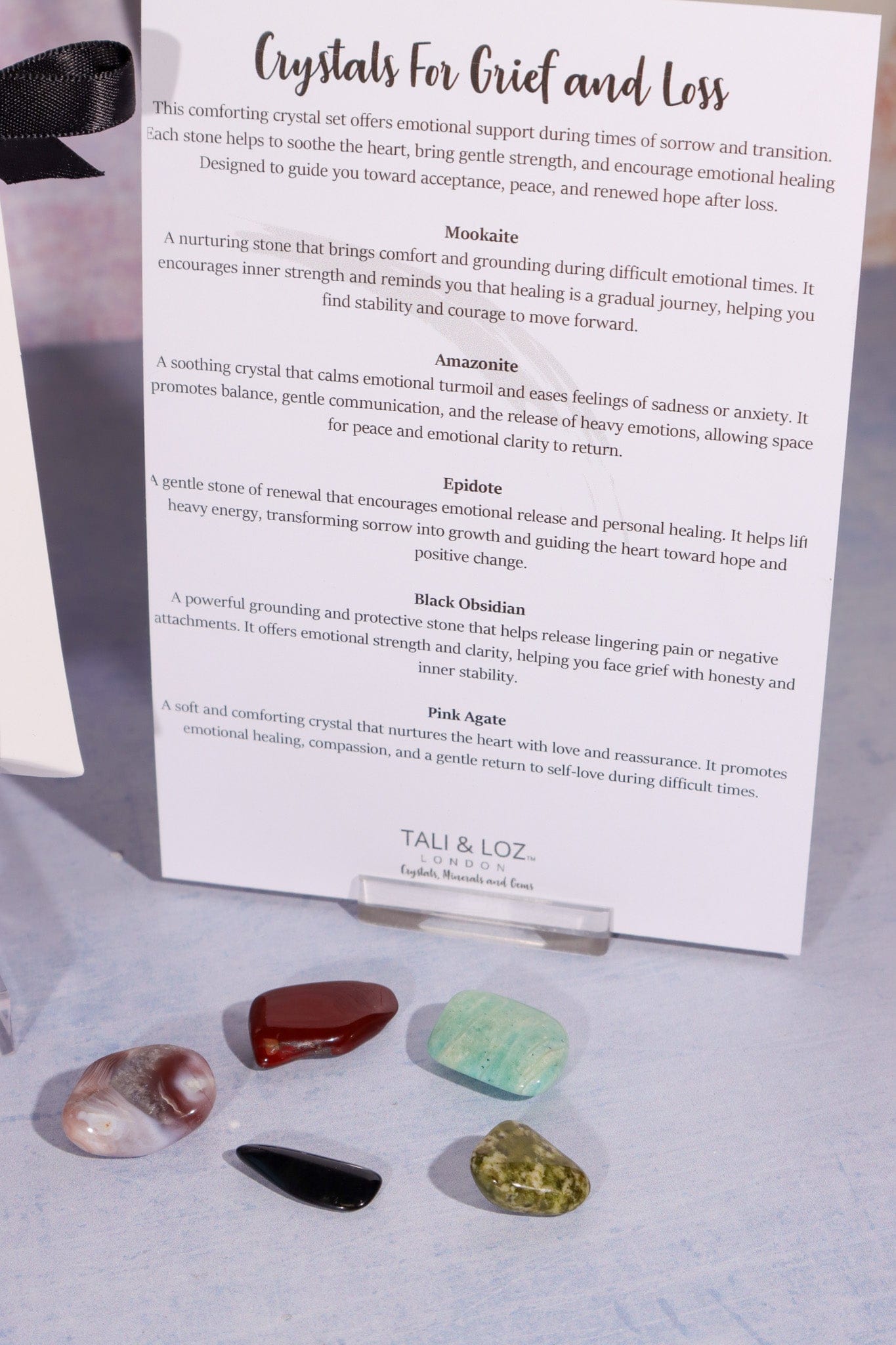 Crystal Set for Grief & Loss Crystal Sets Tali & Loz Crystals