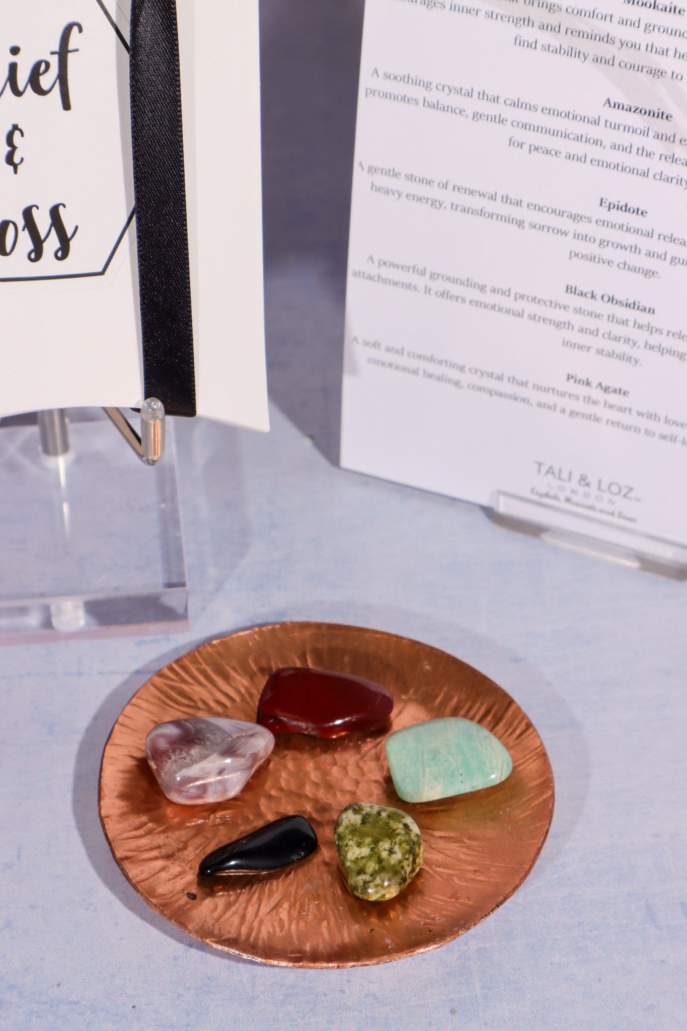 Crystal Set for Grief & Loss Crystal Sets Tali & Loz Crystals