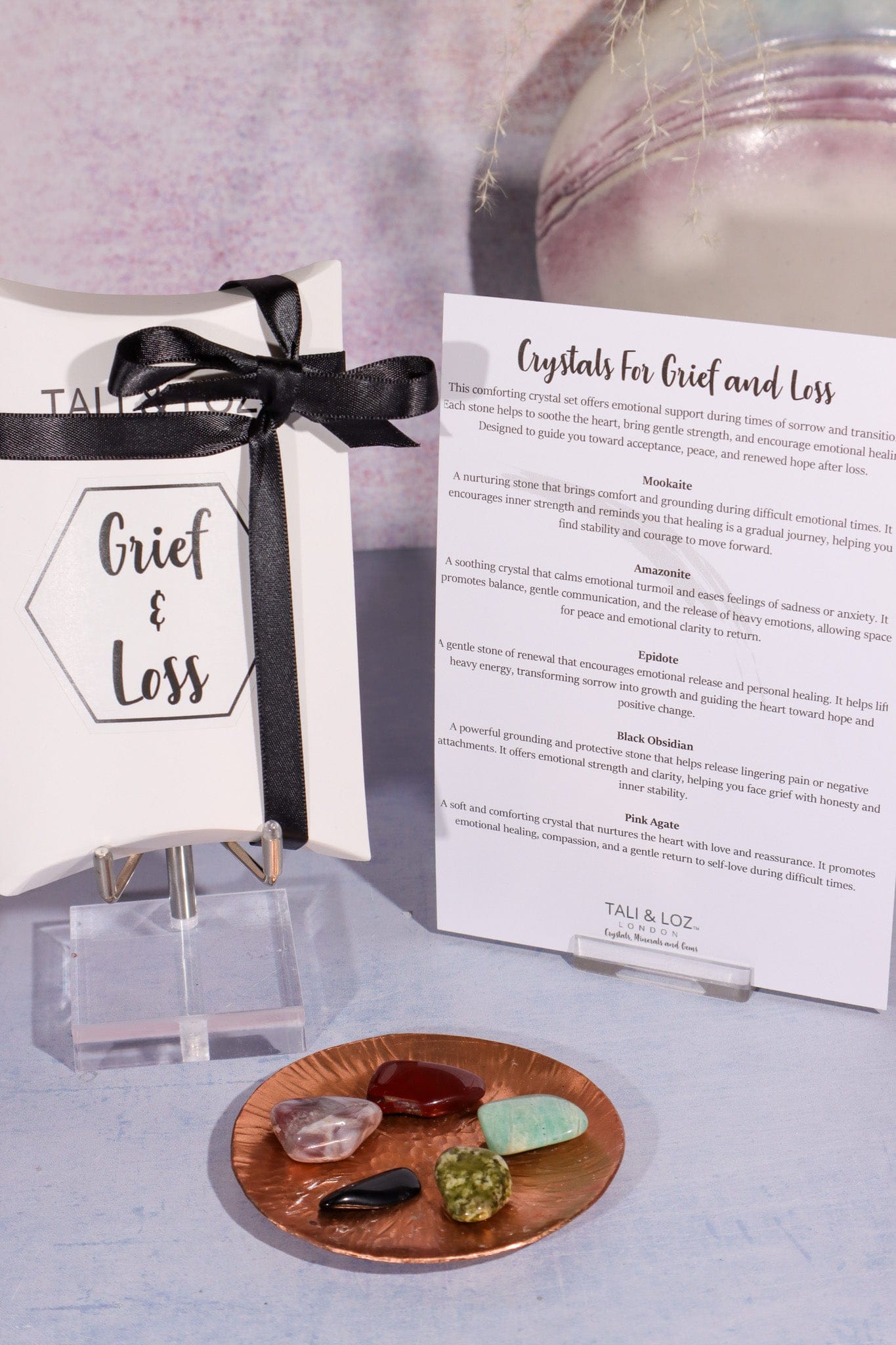 Crystal Set for Grief & Loss Crystal Sets Tali & Loz Crystals