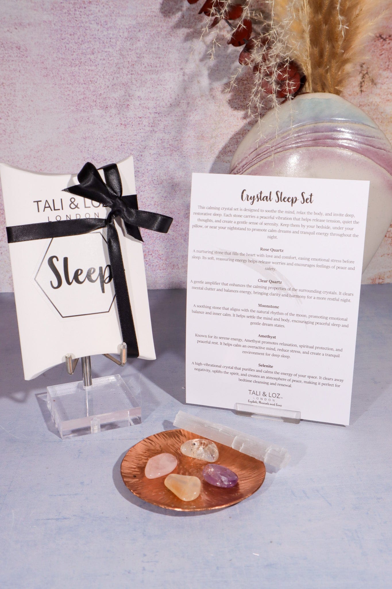 Crystal Sleep Set Crystal Sets Tali & Loz Crystals