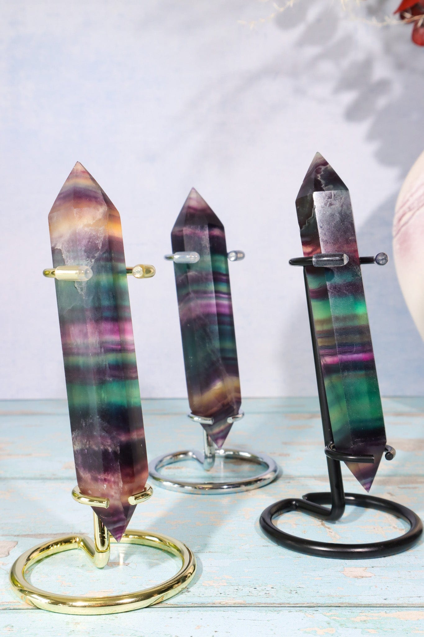 Crystal Wand Stand 10cm | 3 Colours Available Specimen Stand Tali & Loz Crystals