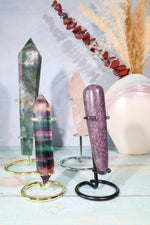 Crystal Wand Stand 13cm | 3 Colours Available Specimen Stand Tali & Loz Crystals