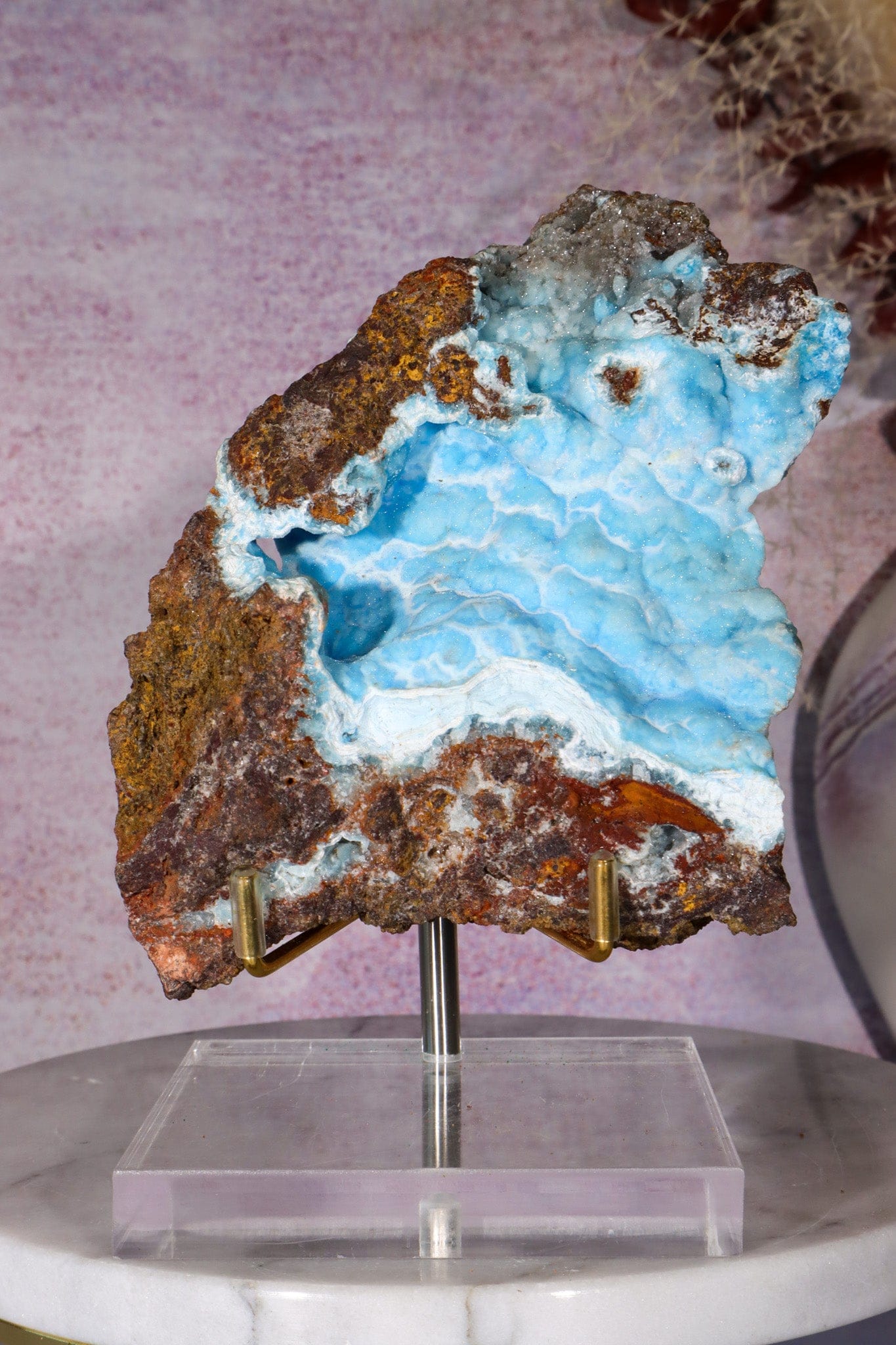 Crystalised Hemimorphite Specimen 0.5KG, Namibia Specimen Tali & Loz Crystals