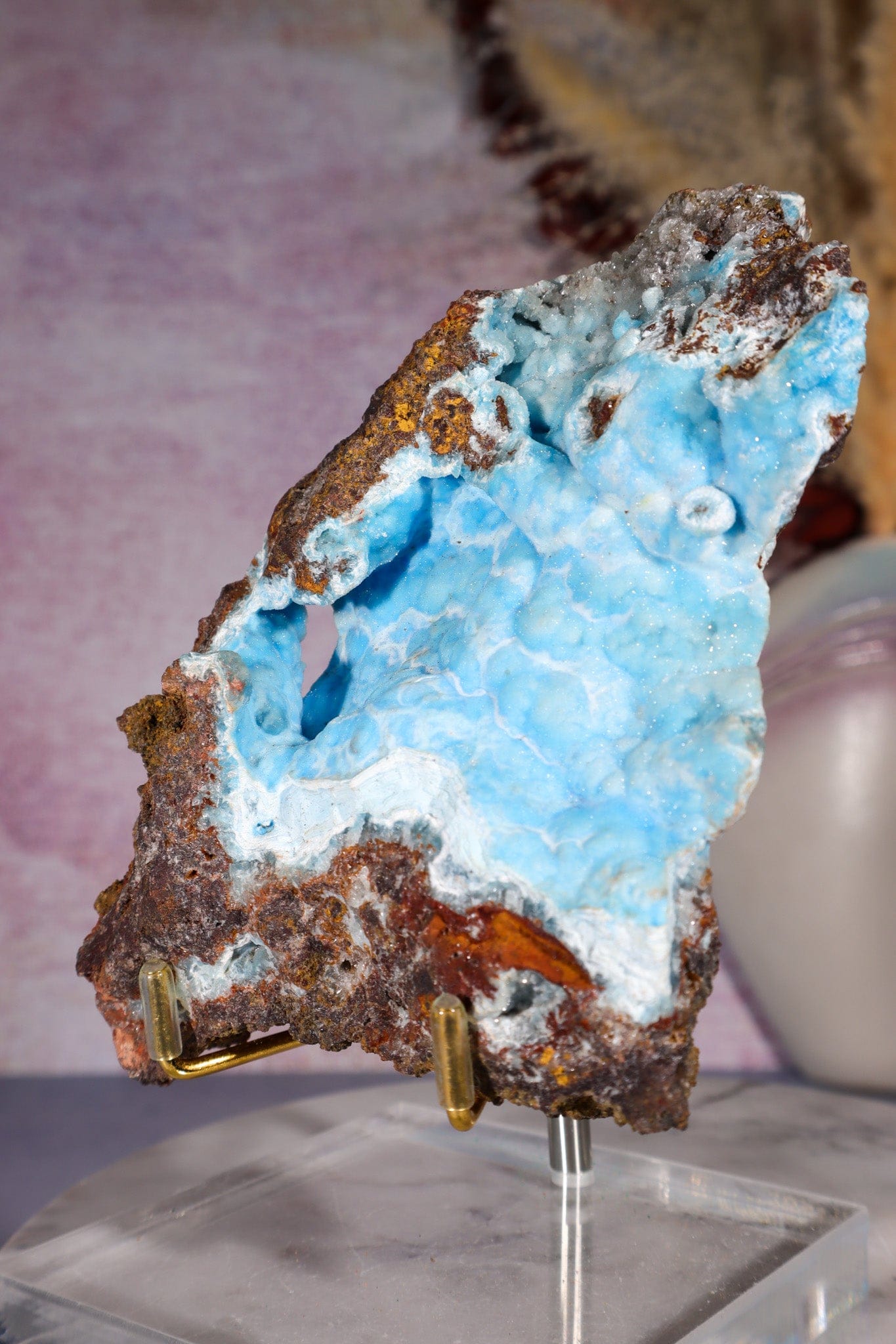 Crystalised Hemimorphite Specimen 0.5KG, Namibia Specimen Tali & Loz Crystals