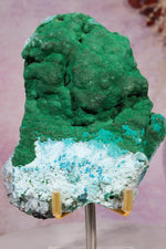 Crystallised Malachite Specimen | 10.4cm | DRC Minerals Tali & Loz Crystals