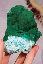 Crystallised Malachite Specimen | 10.4cm | DRC Minerals Tali & Loz Crystals