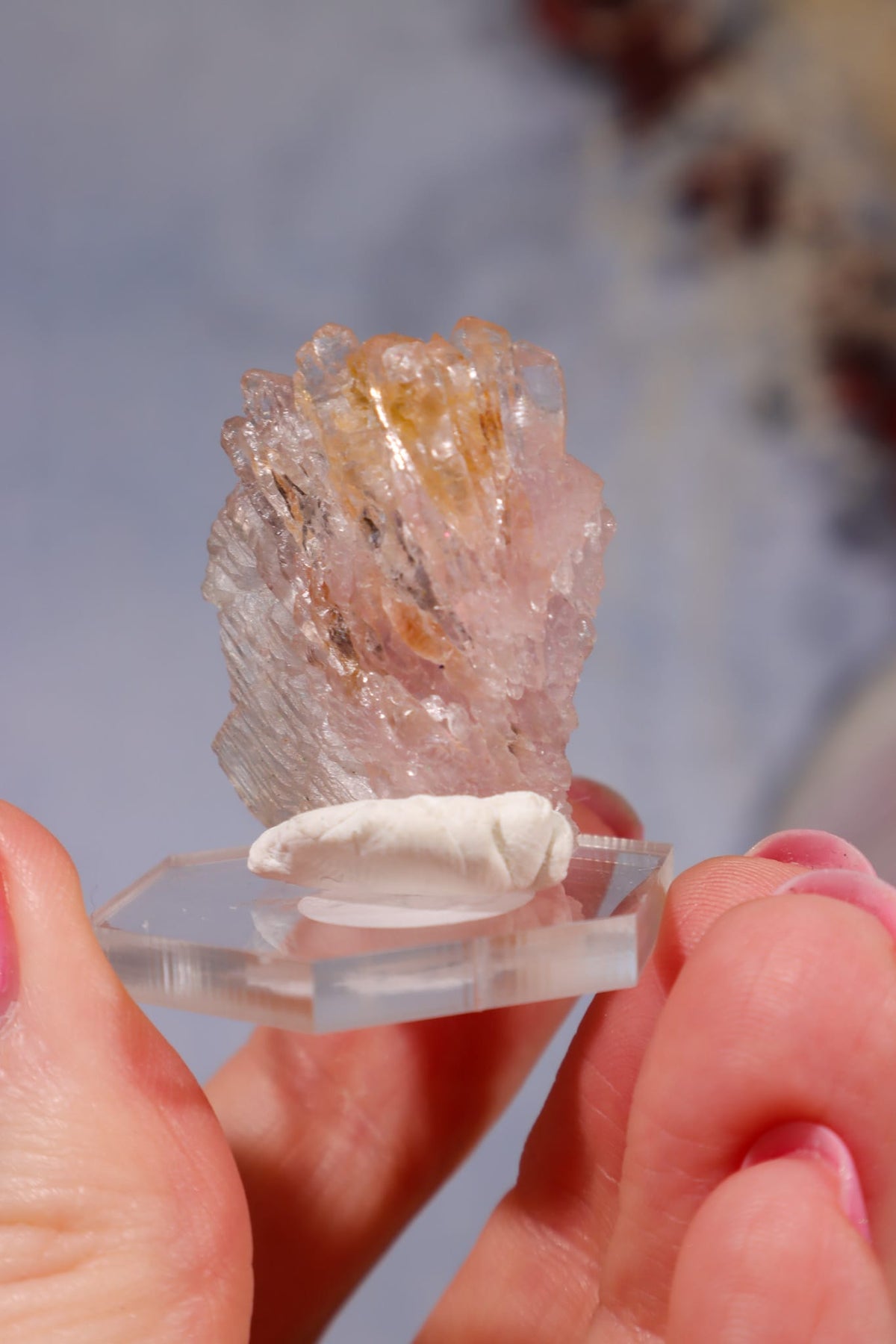 Crystallised Rose Quartz | 30mm | Brazil Minerals Tali & Loz Crystals